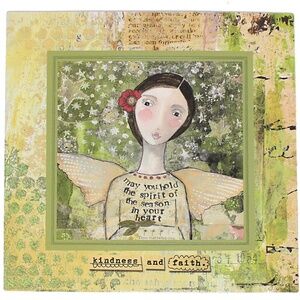 Kelly Rae Roberts Christmas Angel Magnetic Card